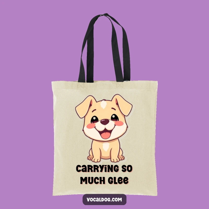 Funny Delightful Dog Tote Bag: Carry Your Joy Anywhere
