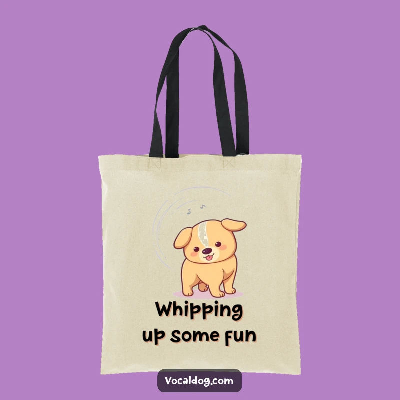 Funny Fast Wagging Dog Tail Tote Bag - Carry the Energy Everywhere