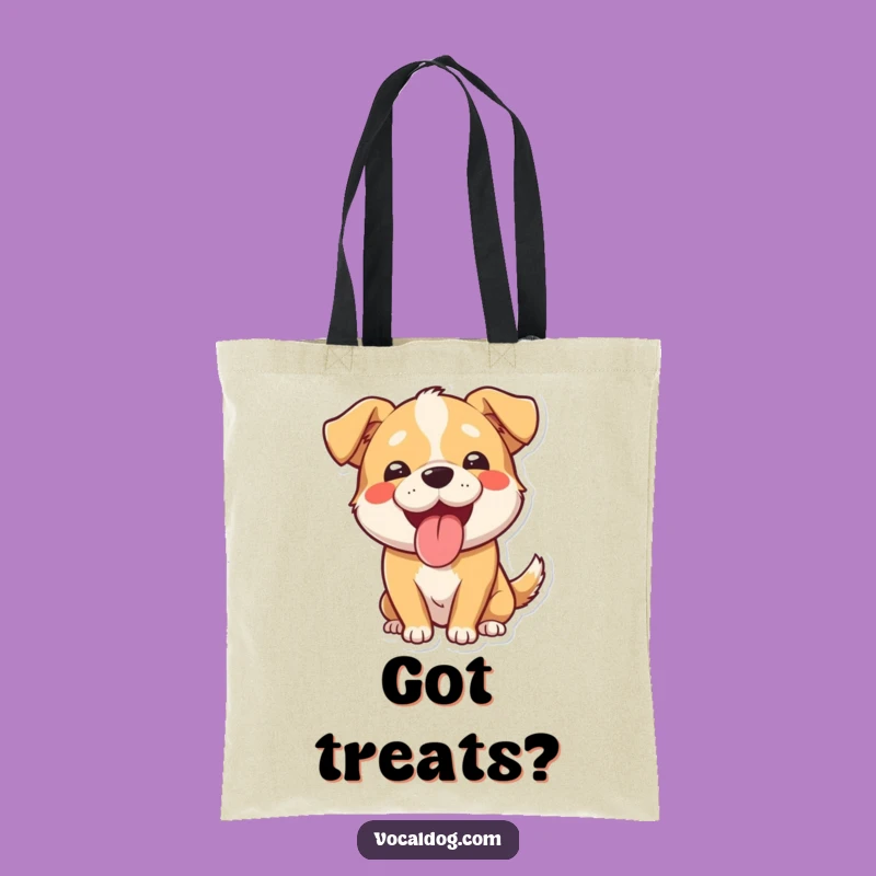 Funny Panting Dog Tote Bag: Carry Your Essentials With This Happy Pup's Funny Style